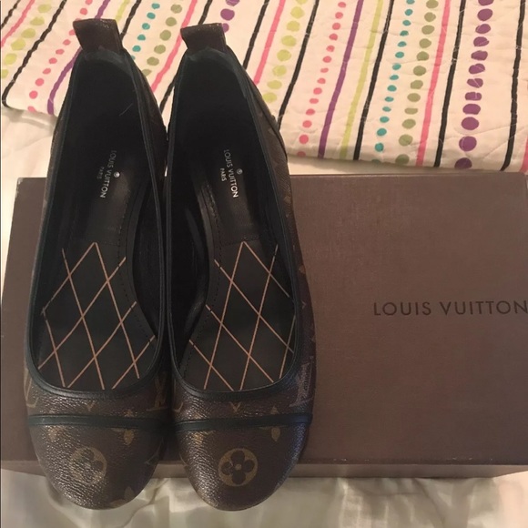 AUTHENTIC LOUIS VUITTON revival ballerina flats - Picture 5 of 8